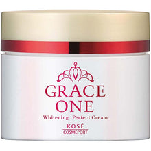 将图片加载到图库查看器，KOSE Grace One Medicinal Whitening Perfect Cream 100g Japan Anti-aging Collagen Vitamin C Skin Care
