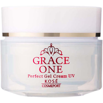 KOSE Grace One Rich Repair Perfect Gel Cream UV 100g Japan Anti-aging All-in-One Collagen Day Skin Care