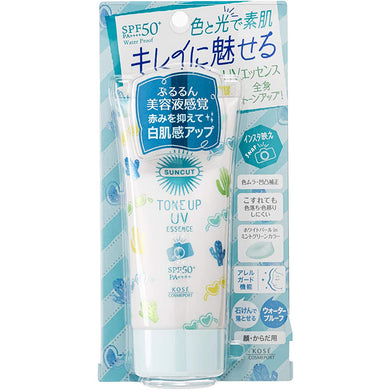 Suncut Tone Up UV Essence Mint Green 80g Tinted Sunscreen SPF50 +