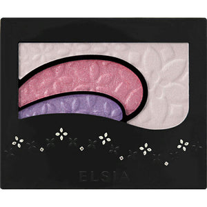 Kose Elsia Platinum Easy Finish Eye Color Pink Purple S-3 2.8g