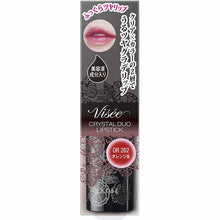 Muat gambar ke penampil Galeri, Kose Visee Crystal Duo Lipstick OR262 Orange 3.5g
