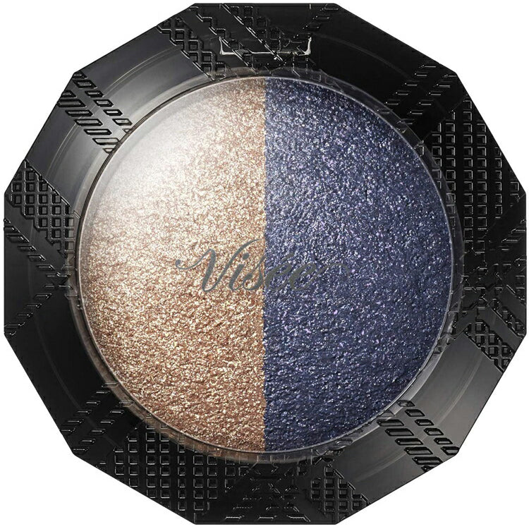 Kose Visee Double Veil Eyes Eyeshadow Unscented BL-4 Navy Bronze 3.3g