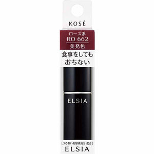 Kose Elsia Platinum Color Keep Rouge Lipstick RO662 Rose 5g