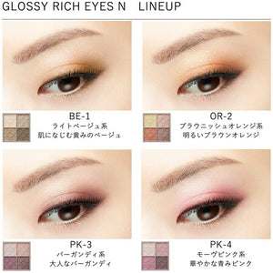 Kose Visee Glossy Rich Eyes N Eyeshadow PK-3 Burgundy 4.5g