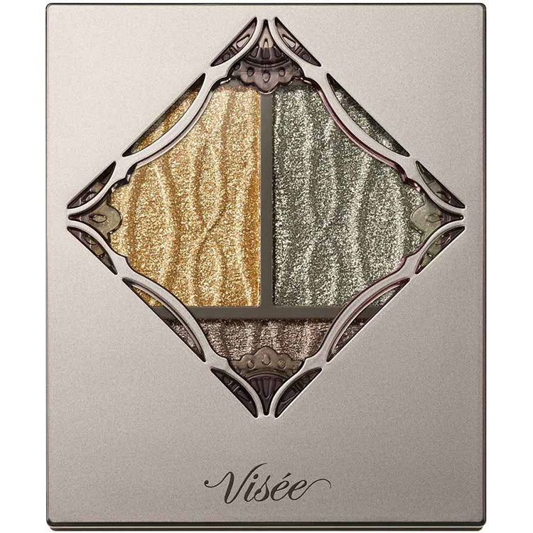 Kose Visee Prism Venus Eyes Eye Shadow GR-2 Golden Khaki 3g