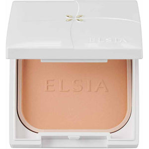 Kose Elsia Platinum White Cover Foundation UV 205 Pink Ocher Slightly Bright Reddish Skin Color 9.3g