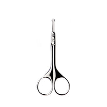 Muat gambar ke penampil Galeri, Craftsman&#39;s Skill  Stainless Steel Nose Hair Unwanted Hair Trimming Scissors
