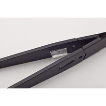 Load image into Gallery viewer, Diagonal Slanted Tip Design Beauty Tweezers Black
