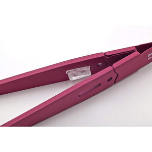 Diagonal Slanted Tip Design Beauty Tweezers Rose