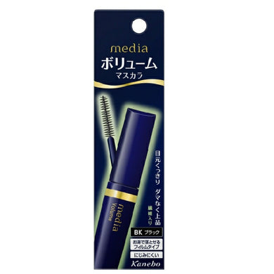 Kanebo media Volume Mascara S BK Black 1pc