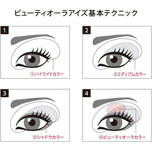 Kanebo Coffret D'or Eyeshadow Beauty Aura Eyes 06 Fresh Brown