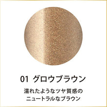 Load image into Gallery viewer, Kanebo Coffret D&#39;or Eye Gloss Contour Eye Shadow 01 Glow Brown

