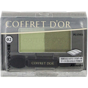 Kanebo Coffret D'or Eyeshadow Perfect Grade Eyes 02 Green