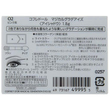 Load image into Gallery viewer, Kanebo Coffret D&#39;or Eyeshadow Magical Grade Eyes 02 Pink
