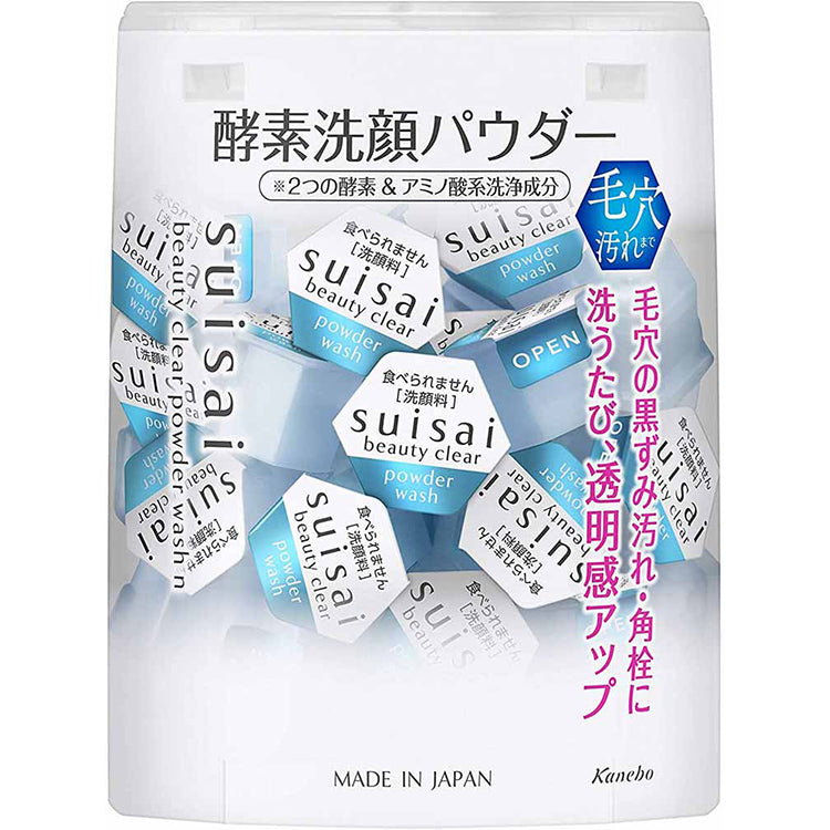 Kanebo suisai Beauty Clear Powder Wash n Facial Cleansing Powder 0.4g �~ 32 Pieces