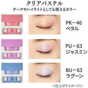 Kanebo Coffret D'or 3D Trans Color Eye & Face WT-10 Eye Shadow Moon Glass 3.3g