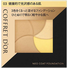 Muat gambar ke penampil Galeri, Kanebo Coffret D&#39;or Neo Coat Foundation 03 Healthy and Glossy Skin 9g
