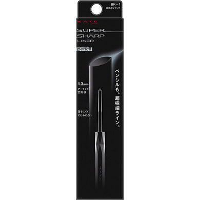 Kate Super Sharp Liner Pencil BK-1 Natural Black (0.09g)