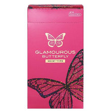 Laden Sie das Bild in den Galerie-Viewer, Condoms Glamourous Butterfly Moist Type 12 pcs
