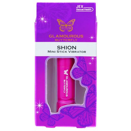 GLAMOUROUS BUTTERFLY SHION Stimulator. Glamorous Butterfly brand offers features that women can easily pick up and use. Relax whole body with comfortable vibration. It is compact size and can be carried around. Gentle touch with a soft lip like a bud. The soft and gentle feel and the trembling vibrations are transmitted pinpointly. With strength adjustment function. With monitor battery (1 AAA battery)  Soft and gentle feel with trembling vibration are transmitted in pinpoint.