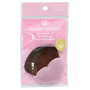 Made In Japan Heart-shape Brush Make-up Cosmetics Use Cheeks Blusher (LQ-07)