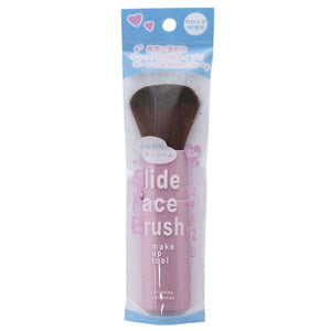 Made In Japan Slide Face Make-Up Cosmetics Brush Pink (MK-375P)