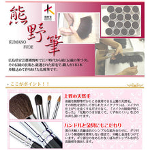 Laden Sie das Bild in den Galerie-Viewer, KUMANO BRUSH Make-up Brushes  SR-Series Eye Shadow Brush Dome-type Horse Hair
