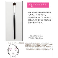 Laden Sie das Bild in den Galerie-Viewer, KUMANO BRUSH Make-up Brushes  SR-Series Eye Shadow Brush Small-type Horse Hair
