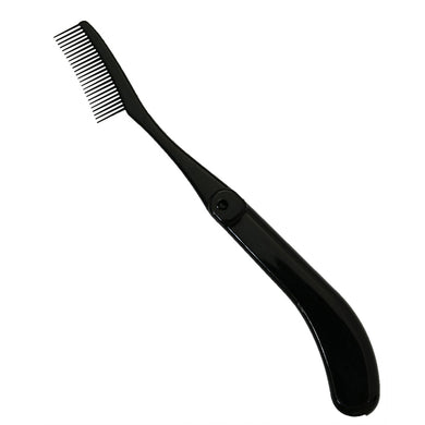Made In Japan Folding-type Mascara & Eyebrow Comb (Mascara Eye Make-up Folding Cosmetics Comb) Black (MK-400BK)
