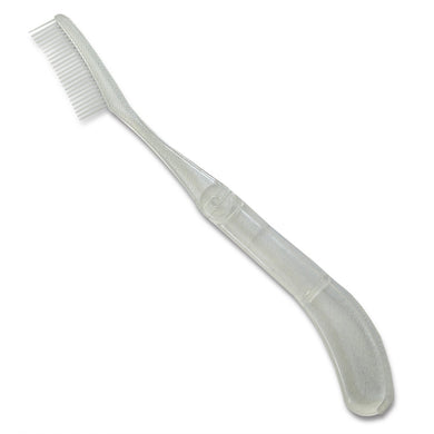 Made In Japan Folding-type Mascara & Eyebrow Comb (Mascara Eye Make-up Folding Cosmetics Comb) Clear (MK-400C)