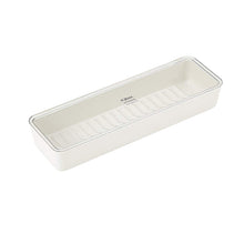 Load image into Gallery viewer, ASVEL Forma Cutlery Bowl with Lid 2146 White
