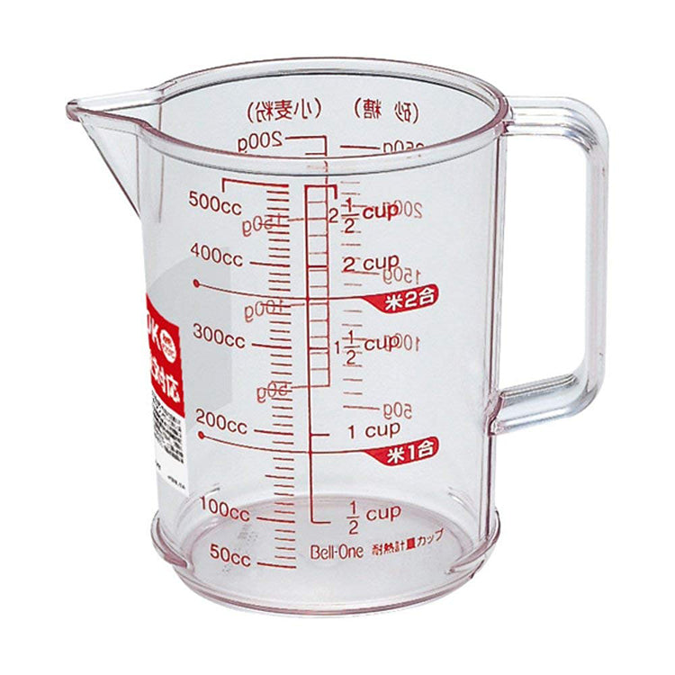 ASVEL Heat Resistant Measuring Cup R-500 2317 Clear