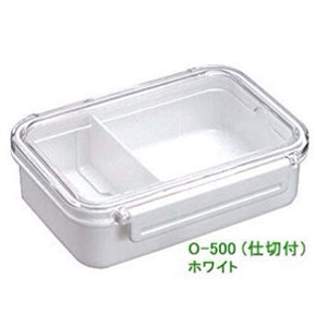 ASVEL BP Beebe Bento BoxO-500(with partition) 3443 White