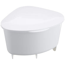 Load image into Gallery viewer, ASVEL POSE With Lid Triangular Corner Basket 4946 White
