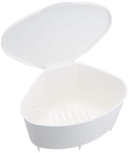 ASVEL POSE With Lid Triangular Corner Basket 4946 White