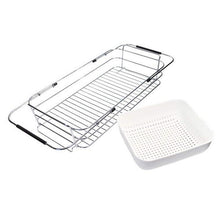 Load image into Gallery viewer, ASVEL N POSE Sliding Expandable Drainage(Inner Basket Included) 5515 White
