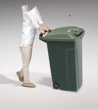 Load image into Gallery viewer, ASVEL SP With Handle Dust Box Bin 90 2 Wheels Included 6728 Green
