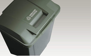 ASVEL SP With Handle Dust Box Bin 90 2 Wheels Included 6728 Green