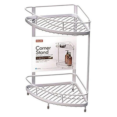 W-Coated Corner Stand 2-Layers "LUX" White