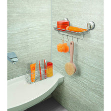 Muat gambar ke penampil Galeri, Stainless Steel  Wall Rack Hook With Lever-type &amp; Suction Pad &quot;LUX&quot; Silver
