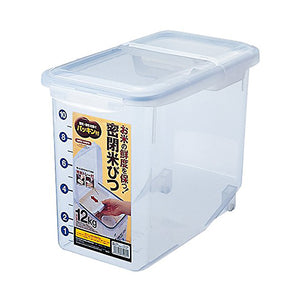 ASVEL Airtight Rice Bin 12kg(with Packing) 7506