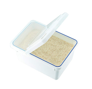 ASVEL Drawer Use Rice Bin 6kg(with Packing) 7507 White