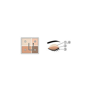 Chifure Gradation Eye Shadow 70 Gently Soft Pink Brown Series (Popular) 1 piece Elegant Daily Makeup 3D Eyes