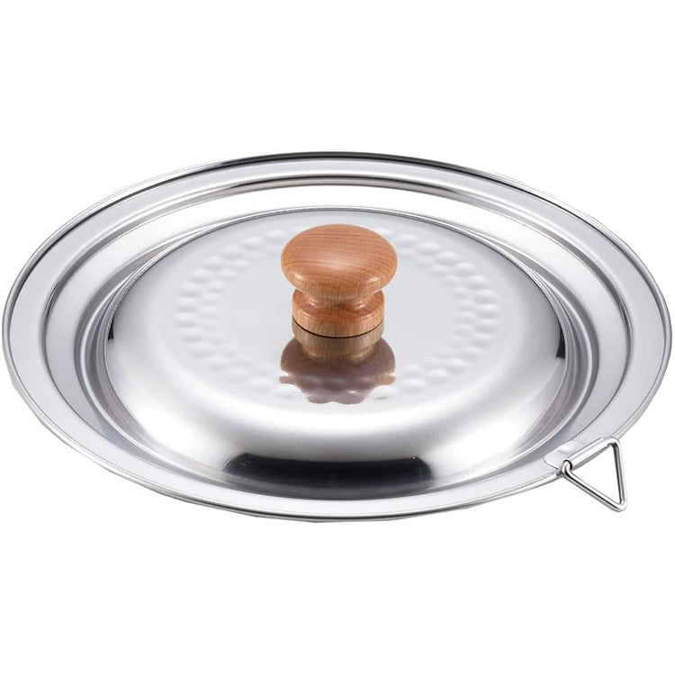 Yoshikawa Stainless Steel Cooking Pan w/ Embossed Pattern