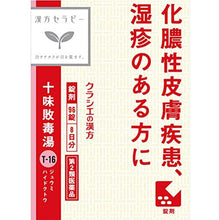 将图片加载到图库查看器，Jumihaidokuto Extract Tablets Kracie 96 Tablets Chinese Herbal Medicine Swelling Acute Redness Eczema
