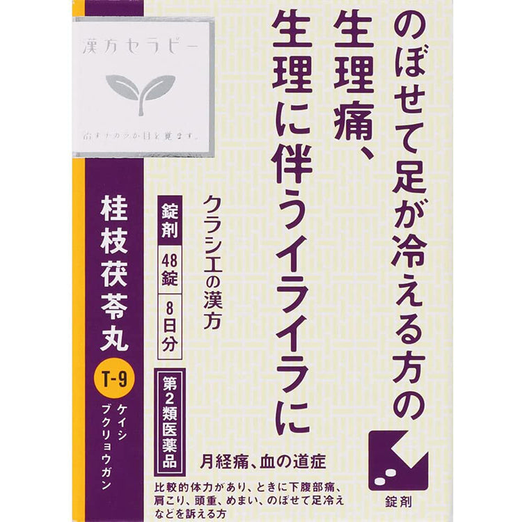 Kampo Keishibukuryogan Extract Tablets 48 Tablets Herbal Remedy for Coldness Menstrual Pain Irregular menstruation Rough Skin