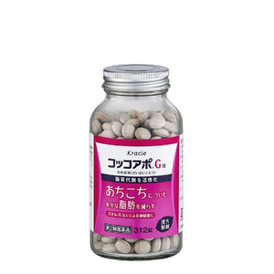 Coccoapo G Tablet (312 tablets) Effective for obesity and habitual constipation associated with overeating and lifestyle People who have a lot of stress are known to overeat due to frustration. Overeating can cause obesity. Coccoapo G Tablet works on the obesity of people who are stressed out and feel uncomfortable from the sides to the center of the abdominal area by increasing fat metabolism to break down, burn, and reduce excess fat.