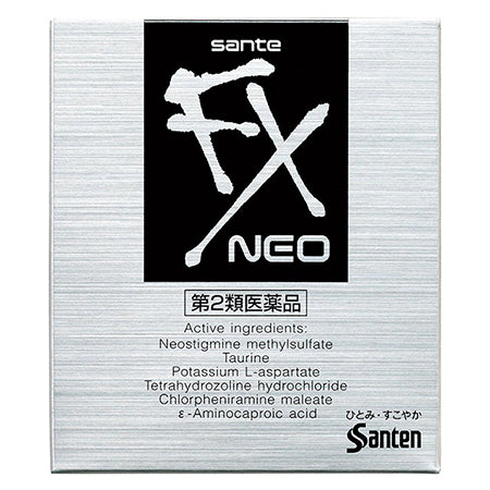 Sante FX NEO 12mL- refreshing Japan eye drops that relieves eye fatigue and tiredness with a refreshing cool sensation.