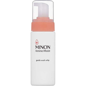 MINON Amino Moist Gentle Wash Whip 150ml Hydrating Clarifying Cleanser for Sensitive Dry Skin