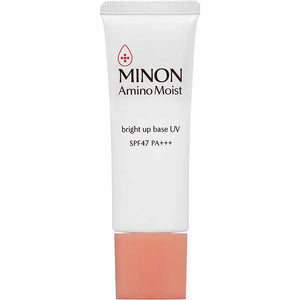 MINON Amino Moist Bright Up Base UV 25g SPF47+++ Sun Care Makeup Primer Sensitive Dry Skincare